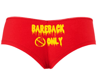 Bareback Only - Red Boyshort