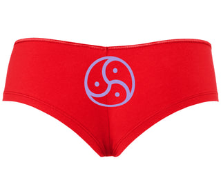 BDSM Symbol - Red Boyshort