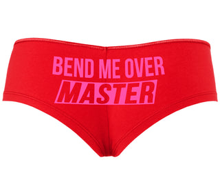 Bend Me Over Master - Red Boyshort