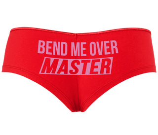 Bend Me Over Master - Red Boyshort