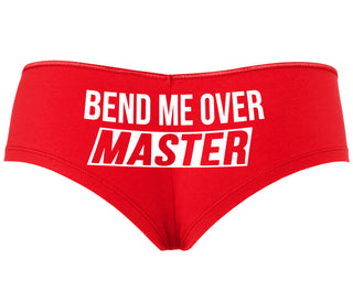 Bend Me Over Master - Red Boyshort