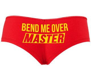 Bend Me Over Master - Red Boyshort