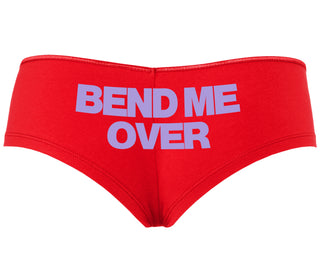 Bend Me Over - Red Boyshort