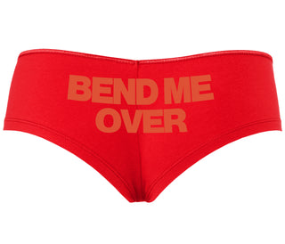 Bend Me Over - Red Boyshort