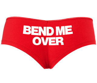 Bend Me Over - Red Boyshort