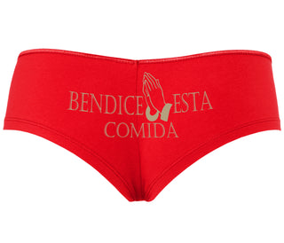 Bendice Esta Comida - Bless This Meal - Red Boyshort