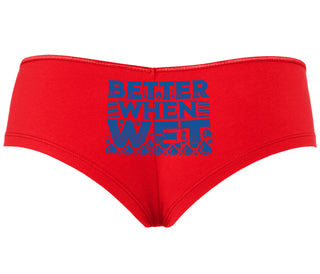 Better When Wet - Red Boyshort