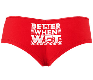 Better When Wet - Red Boyshort