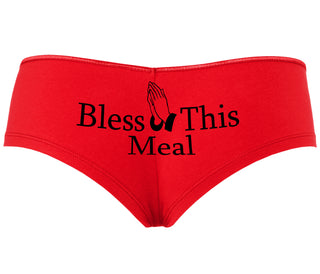 Bless This Meal - Red Boyshort