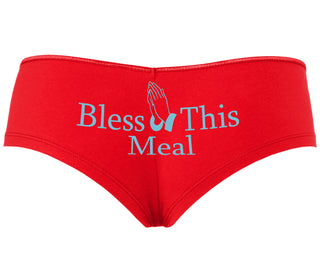 Bless This Meal - Red Boyshort