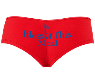 Bless This Meal - Red Boyshort