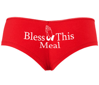 Bless This Meal - Red Boyshort