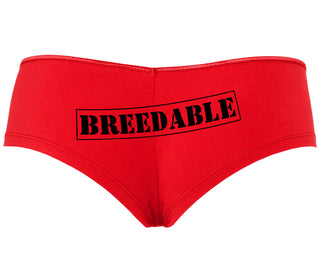 Breedable - Red Boyshort