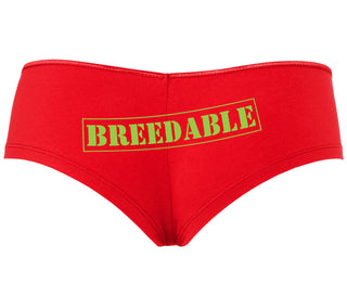 Breedable - Red Boyshort