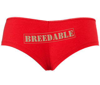 Breedable - Red Boyshort