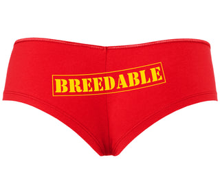 Breedable - Red Boyshort
