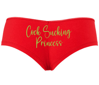 Cock Sucking Princess - Red Boyshort