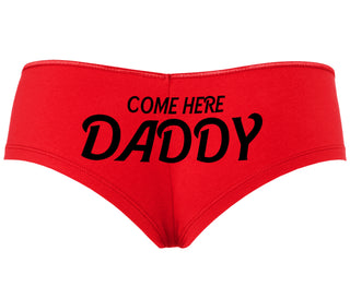 Come Here Daddy - Red Boyshort