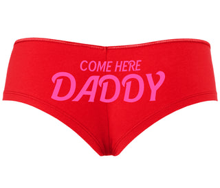 Come Here Daddy - Red Boyshort
