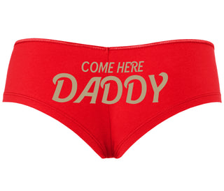 Come Here Daddy - Red Boyshort