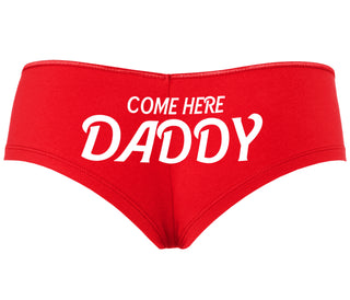 Come Here Daddy - Red Boyshort