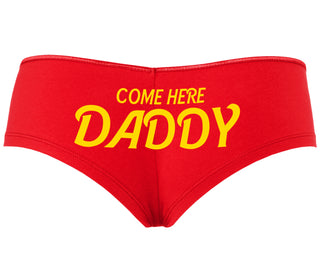 Come Here Daddy - Red Boyshort