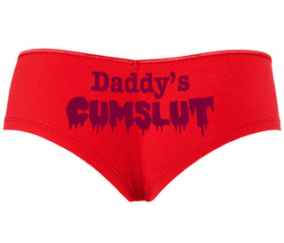 Daddy's Cumslut - Red Boyshort