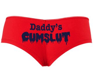 Daddy's Cumslut - Red Boyshort