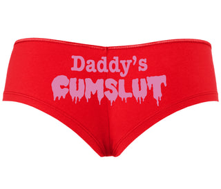 Daddy's Cumslut - Red Boyshort