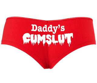 Daddy's Cumslut - Red Boyshort