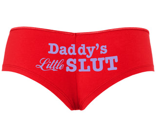 Daddys Little Slut - Red Boyshort
