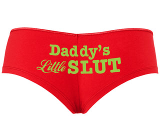 Daddys Little Slut - Red Boyshort