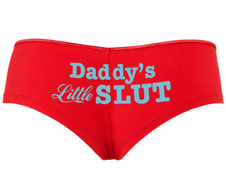 Daddys Little Slut - Red Boyshort