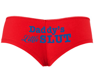 Daddys Little Slut - Red Boyshort
