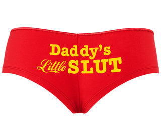 Daddys Little Slut - Red Boyshort
