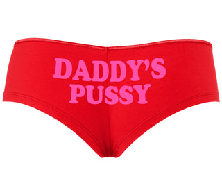 Daddy's Pussy - Red Boyshort