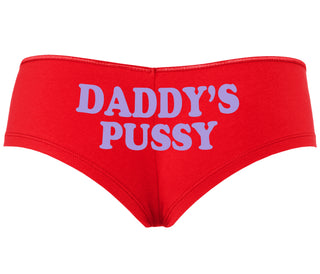 Daddy's Pussy - Red Boyshort