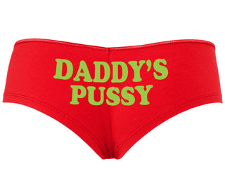 Daddy's Pussy - Red Boyshort