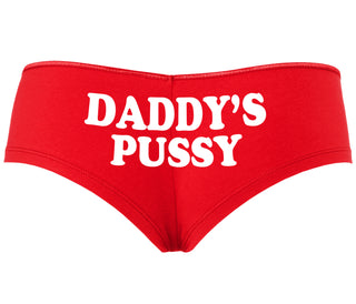 Daddy's Pussy - Red Boyshort