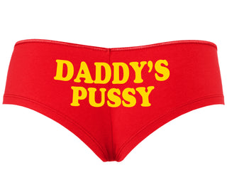 Daddy's Pussy - Red Boyshort