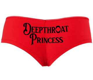 Deepthroat Princess - Deep Throat Specialist - Red Boyshort