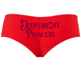 Deepthroat Princess - Deep Throat Specialist - Red Boyshort