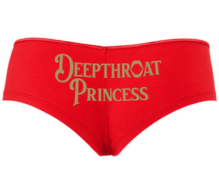 Deepthroat Princess - Deep Throat Specialist - Red Boyshort