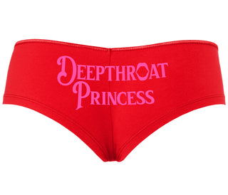 Deepthroat Princess - Deep Throat Specialist - Red Boyshort