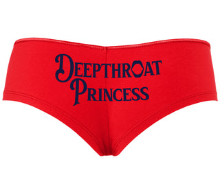 Deepthroat Princess - Deep Throat Specialist - Red Boyshort