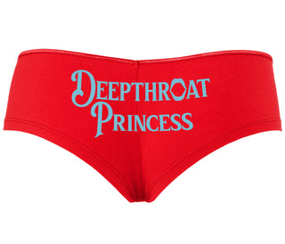 Deepthroat Princess - Deep Throat Specialist - Red Boyshort