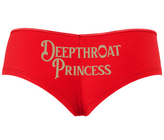 Deepthroat Princess - Deep Throat Specialist - Red Boyshort