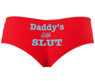 Daddy's Little Slut - Red Boyshort