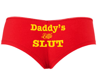 Daddy's Little Slut - Red Boyshort
