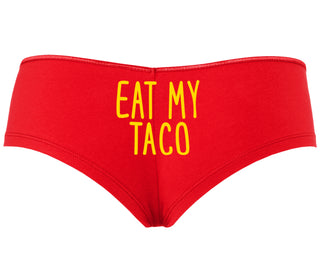 Eat My Taco - Taco Tuesday - Red Boyshort